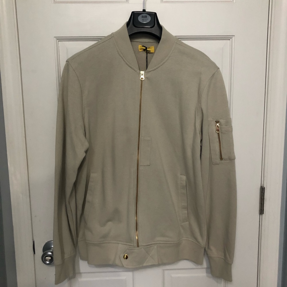 Bomber-Styled Lightweight Coat, w/ arm pocket